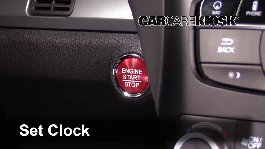 2016 Acura RDX 3.5L V6 Clock